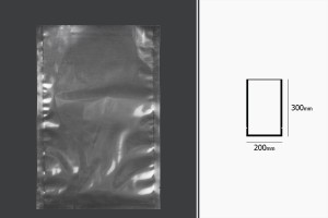 Sacs sous vide (sachets sous vide) pour la conservation - l'emballage des aliments et autres produits 200 x 300 mm - 100 pcs-εικόνα_διαστάσεις