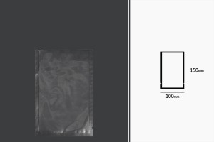 Vakuumbeutel für Lebensmittel 100x150 mm - 100 Stücke-photo_dimensions