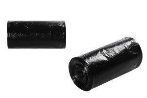 Disposable plastic bags in size 50x45 cm, without drawstring handles - 1 roll, 50 pcs each-1