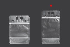 Gourde Doypack 500 ml transparente avec fermeture éclair et trous pour la paille et transport - 50 pcs-bildgruppe