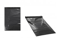 Black self-seal adhesive waterproof courier bags in size 320x490 mm - 100 pcs