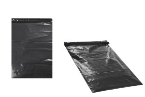 320x490mm wasserdichte Kurier Versandtaschen schwarz mit Aufkleberverschluss - 100St-εικόνα_προϊοντική