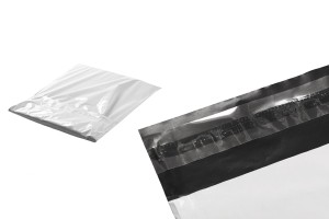 280x420 mm weiße Kuriertasche mit Aufkleberverschluss - 100 Stck-εικόνα_σύνθεση