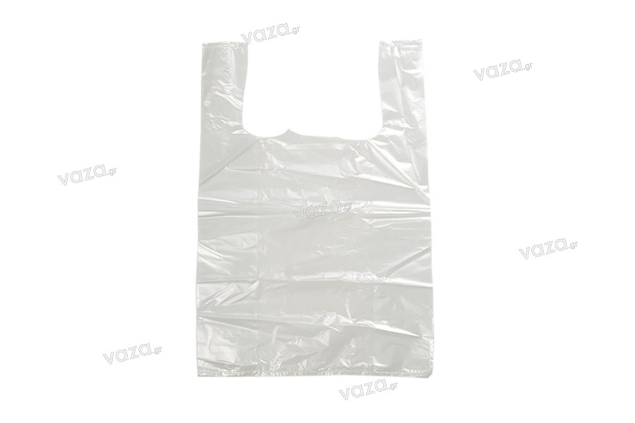Transparent plastic carry-out bag in size 40x60 cm - 100 pcs
