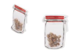 Sachets de type Doypack en forme de bocal 125 x 195 avec fermeture zip - 50 pcs-εικόνα_διαστάσεις