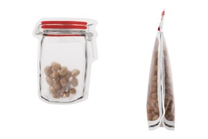 Sachets de type Doypack en forme de bocal 125 x 195 avec fermeture zip - 50 pcs-εικόνα_σύνθεση