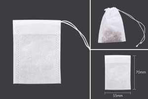 Sachets de thé 55x70 mm - 100 pièces-εικόνα_διαστάσεις