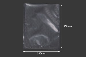 Vakuumbeutel für Lebensmittel 280x350 mm - 100 Stücke-εικόνα_διαστάσεις