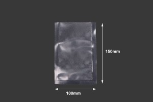Sacs sous vide pour la conservation - l'emballage des aliments et autres produits 100 x 150 mm - 100 pcs-εικόνα_διαστάσεις