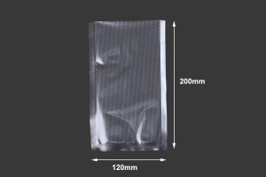 Sacs sous vide pour la conservation - l'emballage des aliments et autres produits 120 x 200 mm - 100 pcs-εικόνα_διαστάσεις