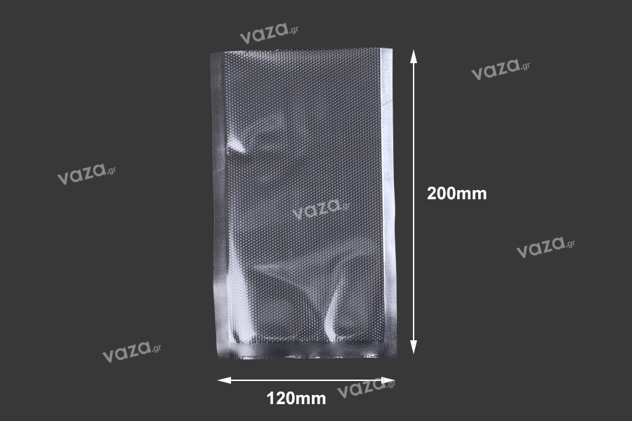 Vacuum sealing bags for optimal packaging and storing of food and other products 120x200mm - 100 pcs
