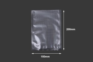 Sacs sous vide pour la conservation - l'emballage des aliments et autres produits 150 x 200 mm - 100 pcs-εικόνα_διαστάσεις