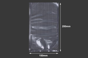 Sacs sous vide pour la conservation - l'emballage des aliments et autres produits 150 x 250 mm - 100 pcs-2