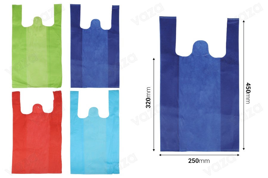 Ökobeutel, Vlies recycelbar 250x450mm - 50 Stk-bildabmessungen