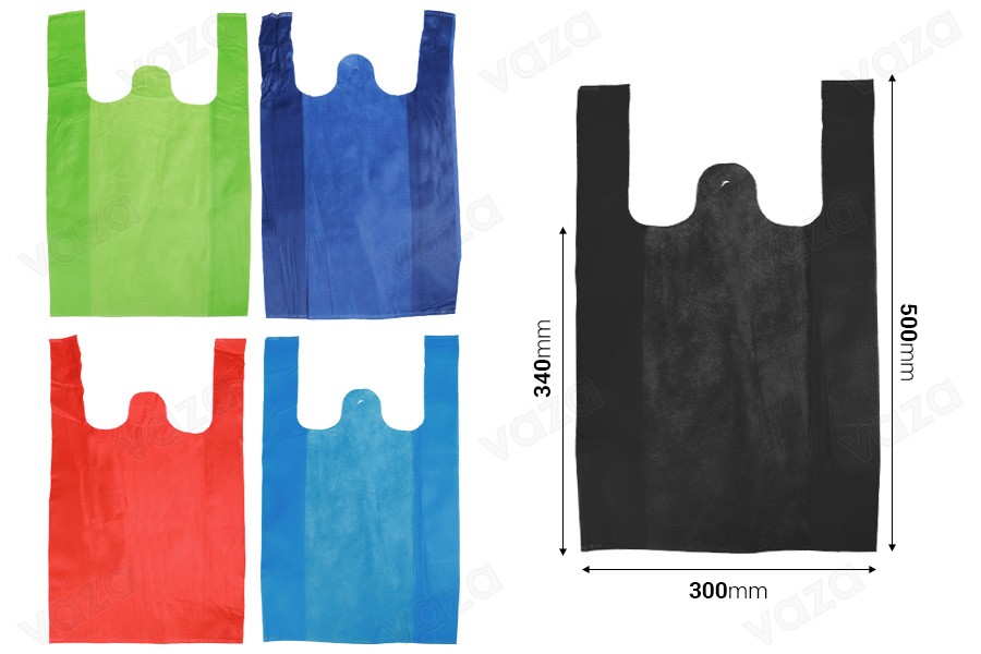 Sacs écologiques, non tissés recyclables 300x500 mm - 50 pcs Sacs écologiques, non tissés recyclables 300x500 mm - 50 pcs-εικόνα_διαστάσεις
