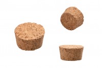 Natural conical cork with dimensions 14.2x28 / 24 mm