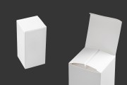 Carton box in white color 63x63x118 mm - 20 pcs