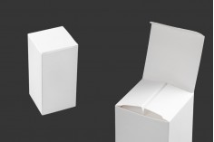 Cutie de carton in culoarea alba 63x63x118 mm - 20 buc