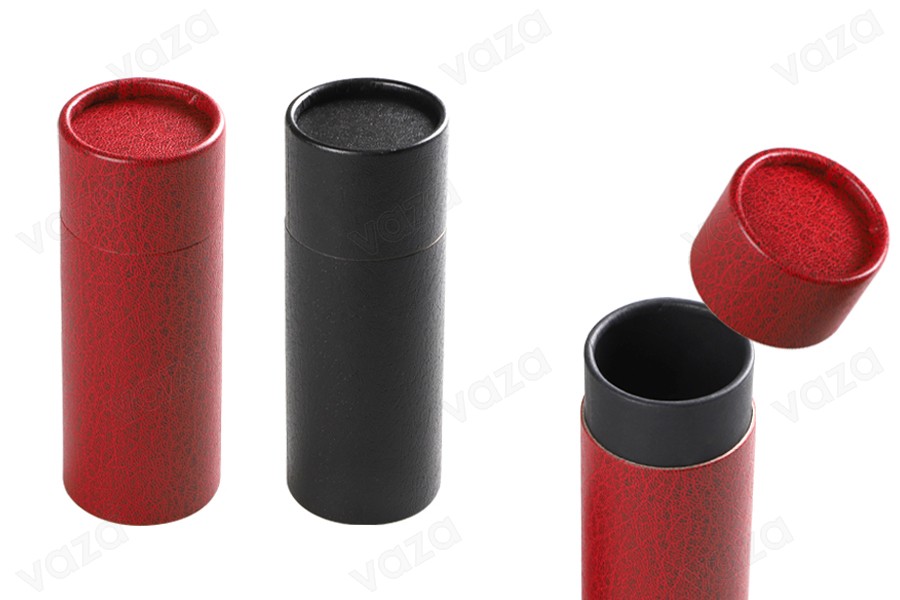 Zylinderbox (innen schwarz) 54x145mm für Flaschen - 12 Stk Zylinderbox (innen schwarz) 54x145mm für Flaschen - 12 Stk-produktbild