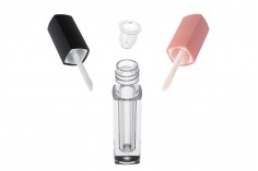 2ml plastic lip gloss tube with cap - available in a package with 6 pcs