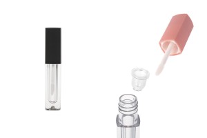 Acryletui für Lipgloss 2ml mit Deckel - 6 Stück-produktbild