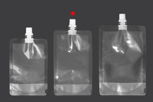 Gourde transparente (type Doypack) 250 ml avec bouchon blanc-εικόνα_σύνθεση