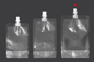 Packungstyp (Beutel) Doy Pack transparent 380ml mit weißem Deckel-εικόνα_σύνθεση