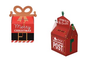 Weihnachtsbox - Geschenktüte, 105x75x175 mm - 25 Stück-1