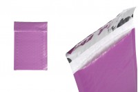 Envelopes with airplast 10x18 cm in purple matte color - 10 pcs