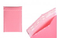 Envelopes with airplast 15x21 cm in matte pink color