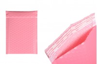 Envelopes with airplast 15x21 cm in matte pink color