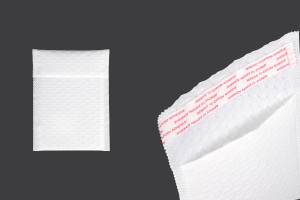 Enveloppes à bulles d'air aux dimensions 11 x 18 cm en blanc mat - 10 pcs-1