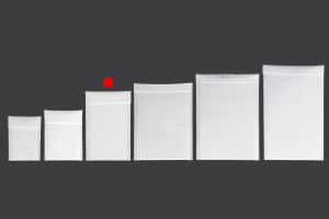 Enveloppes à bulles d'air aux dimensions 14 x 25 cm en blanc mat - 10 pcs-εικόνα_σύνθεση