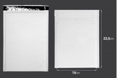 Φάκελοι με αεροπλάστ 16x23,5 cm σε λευκό ματ χρώμα - 10 τμχ