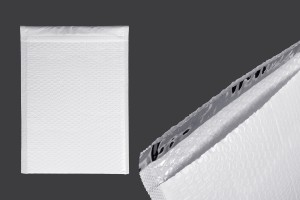 Enveloppes à bulles d'air aux dimensions 22 x 32 cm en blanc mat - 10 pcs-1