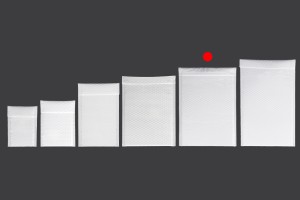 Enveloppes à bulles d'air aux dimensions 22 x 32 cm en blanc mat - 10 pcs-5