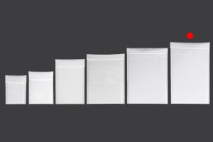 Enveloppes à bulles d'air aux dimensions 23 x 40 cm en blanc mat - 10 pcs-εικόνα_σύνθεση