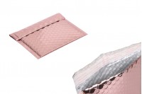 Φάκελοι με αεροπλάστ 16x13 cm σε ροζ γυαλιστερό χρώμα - 10 τμχ