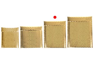 Umschläge mit Airplast 16x22,5cm in glänzender Goldfarbe - 10 Stück-εικόνα_σύνθεση