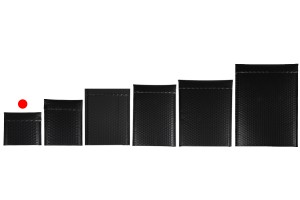 Enveloppes à bulles d'air aux dimensions 13 x 13 cm en couleur noir mat - 10 pcs-εικόνα_σύνθεση
