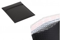 Plicuri cu airplast 13x18 cm în culoarea neagră mată - 10 buc