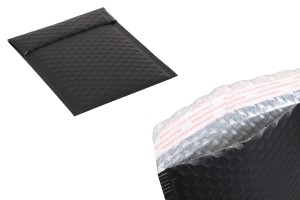 Enveloppes à bulles d'air aux dimensions 13 x 18 cm en couleur noir mat - 10 pcs-εικόνα_προϊοντική