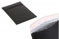 Plicuri cu airplast 16x23 cm în culoarea neagră mată - 10 buc