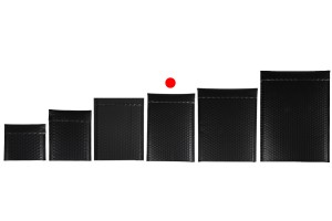 Umschläge mit Airplast 18x28cm in schwarz matt - 10 Stück-εικόνα_σύνθεση