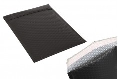 Envelopes with airplast 18x28 cm in black matte color - 10 pcs