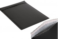 Enveloppes avec airplast 21x29 cm de couleur noir mat - 10 pcs