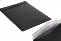 Plicuri cu airplast 21x29 cm în culoarea negru mat - 10 buc