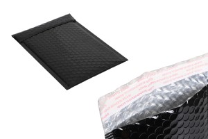 Enveloppes à bulles d'air aux dimensions 13x19 cm en couleur noir brillant - 10 pcs-εικόνα_προϊοντική