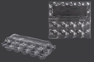 Eierkartons aus Kunststoff 10 Plätze mit den Maßen 238x100x65mm-εικόνα_προϊοντική