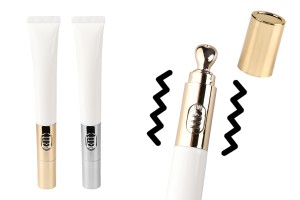 Tub plastik i bardhë 20 ml për serum me funksion vibrimi     -imazh_produkt